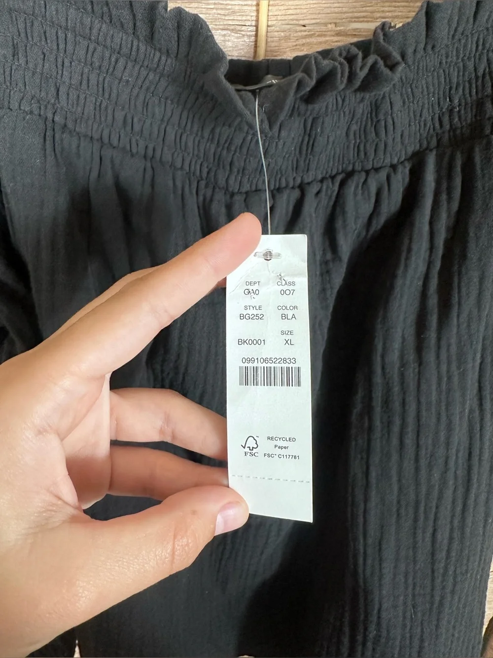 J. Crew orders ship
